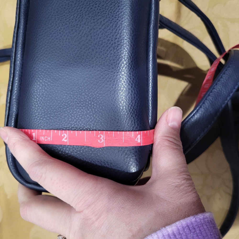 Mini Blue Embroidered Backpack - Picture 5 of 6